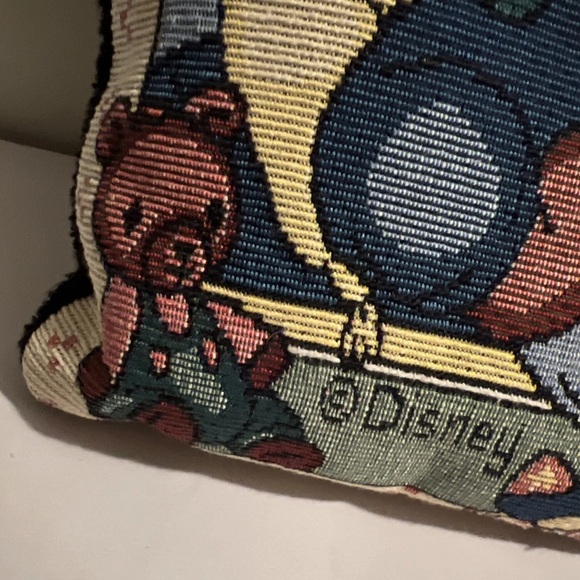 Vintage Disney Baby Mickey & Minnie Accent Throw Pillow Tapestry 12’ - Picture 3 of 6